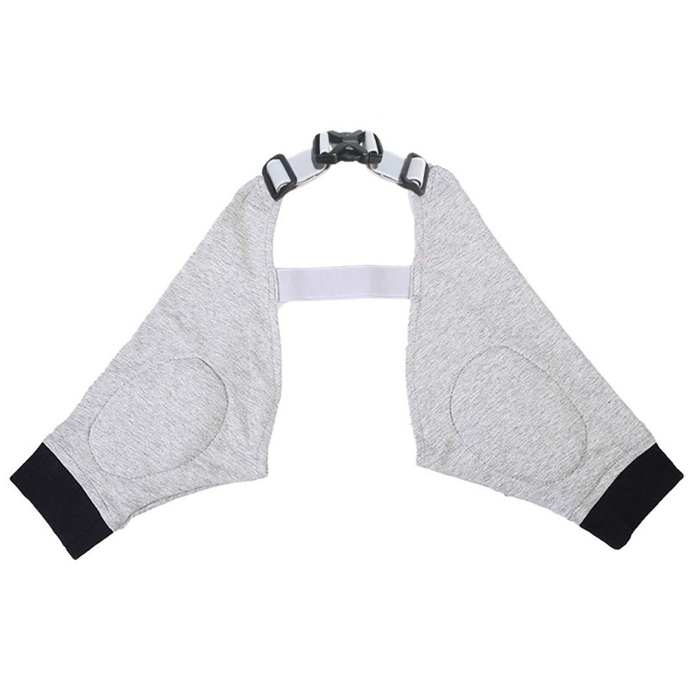 Práctico y transpirable funda de recuperación para perros, coderas suaves ajustables para cachorros, rodilleras antichar de algodón para pierna delantera de perro: Negro