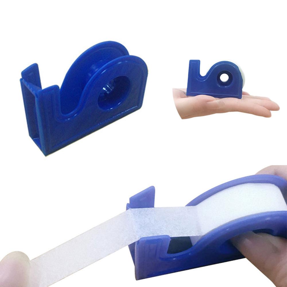 2 stk øjenvippeforlænger tape cutter podning øjenvipper skæring klæbende tape holder makeup værktøjer abs tape cutter tilfældig farve