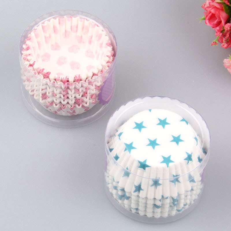 150 Stks Papier Cake Cupcake Liner Geval Wrapper Bakken Tools Vormpjes Cup Party Cake Decorating Gereedschap Eitaartjes Lade