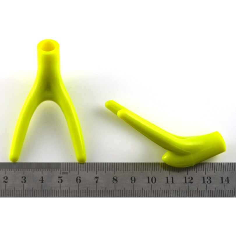 MNFT 2PCS x Plastic Fishing Rod Rest V head Fising Grip Connect With Fishing Rod For Carp Fishing