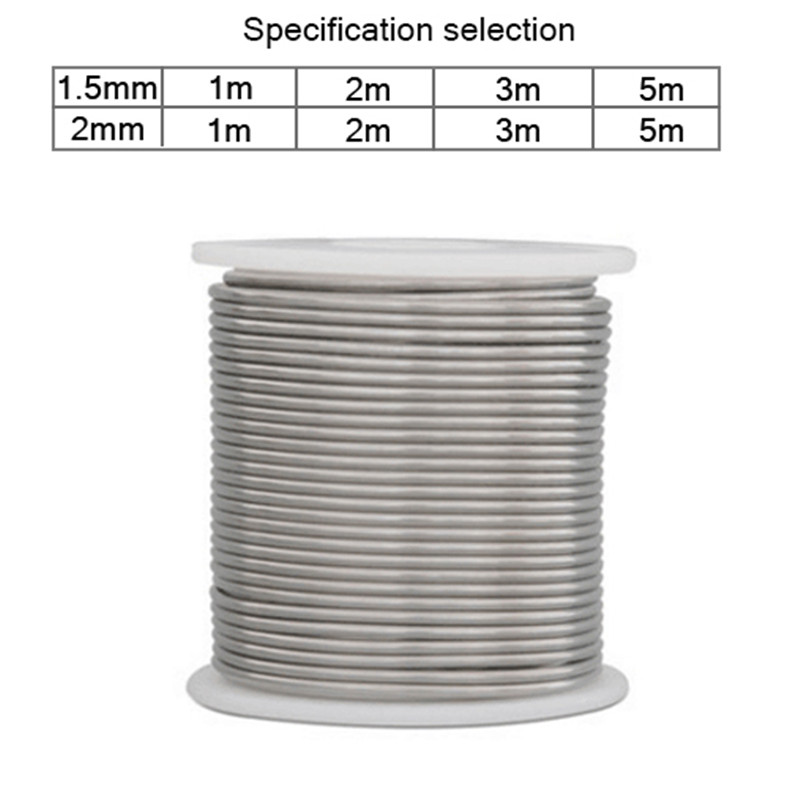 1.6/2mm lod svetstråd 1/2/3/5m låg temperatur koppar svetsning av aluminium trådelektroden flussmedelkärnad svetstråd för reparation