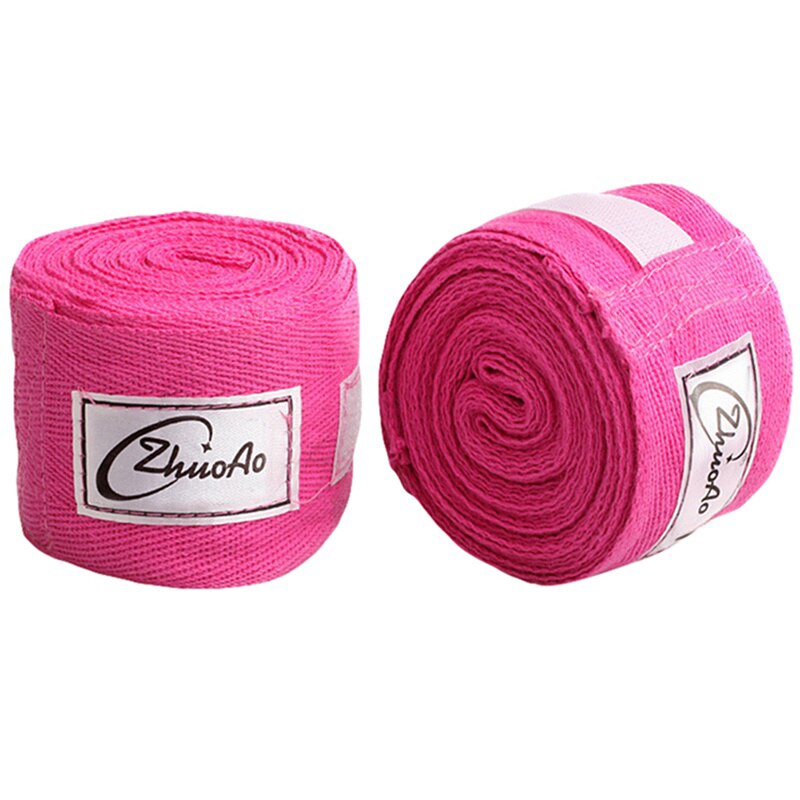 2pcs/Pack 5M Length Boxing Hand Wraps Boxing Handwraps Elastic Hand Wrist Support Bandages Boxing Gloves: P
