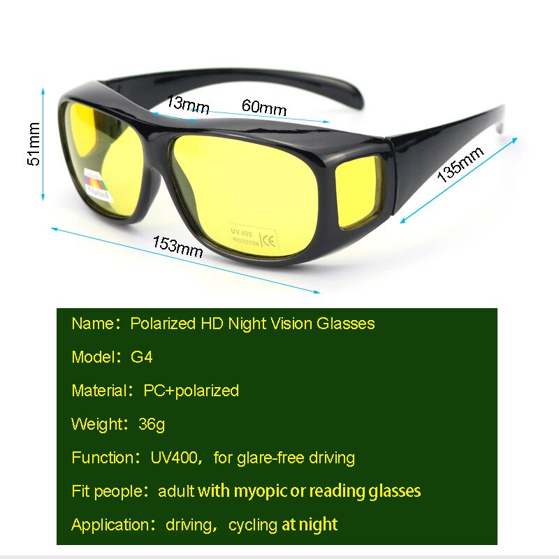 NIUDADA nachtsicht brille Nacht Sonnenbrille Fahren Verbesserte Licht Gläser goggle