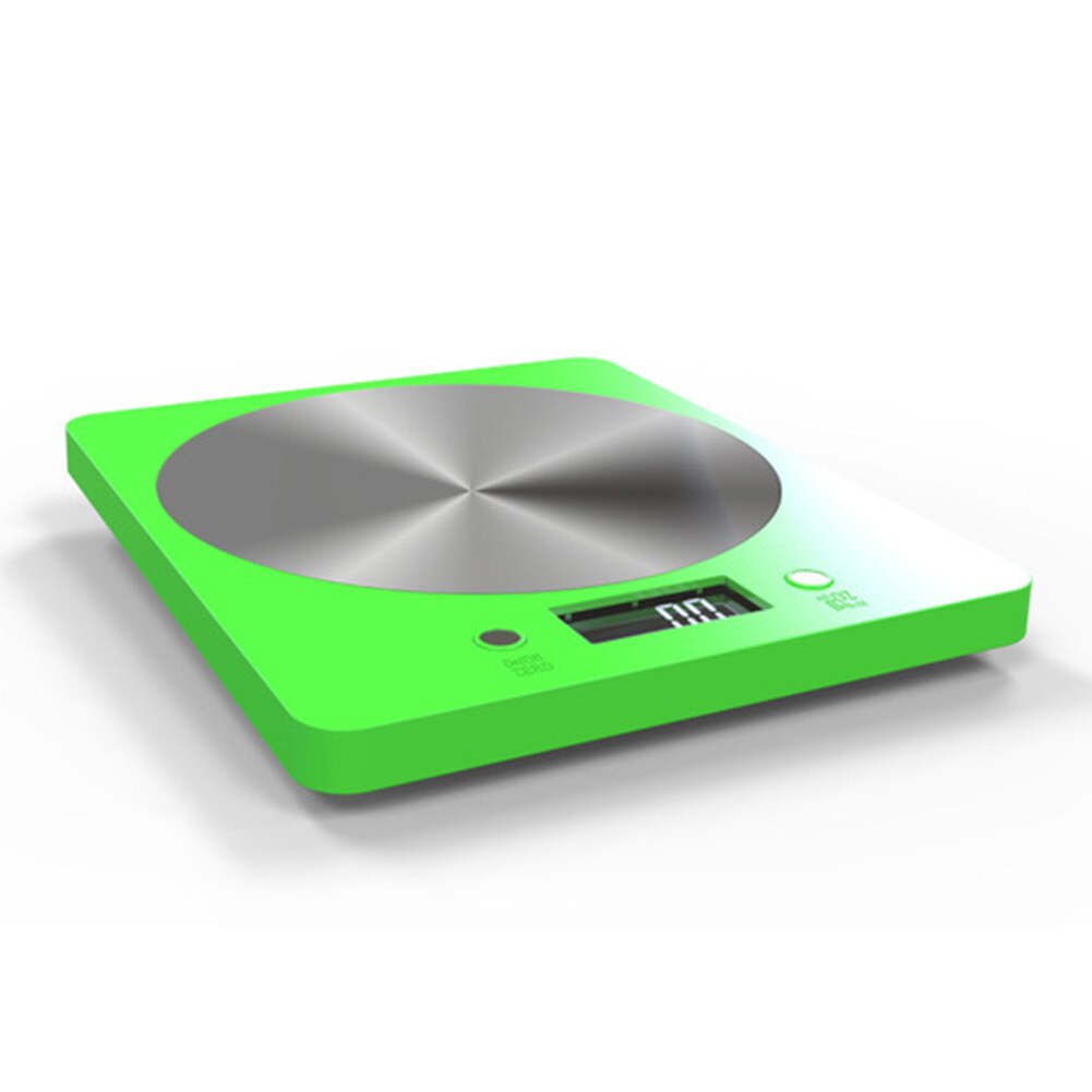 5000g Digital Kitchen Weighing Scales Household Slim Electronic Diet Balance Scale Home Merchandise Food Scale Cooking Tools: Green
