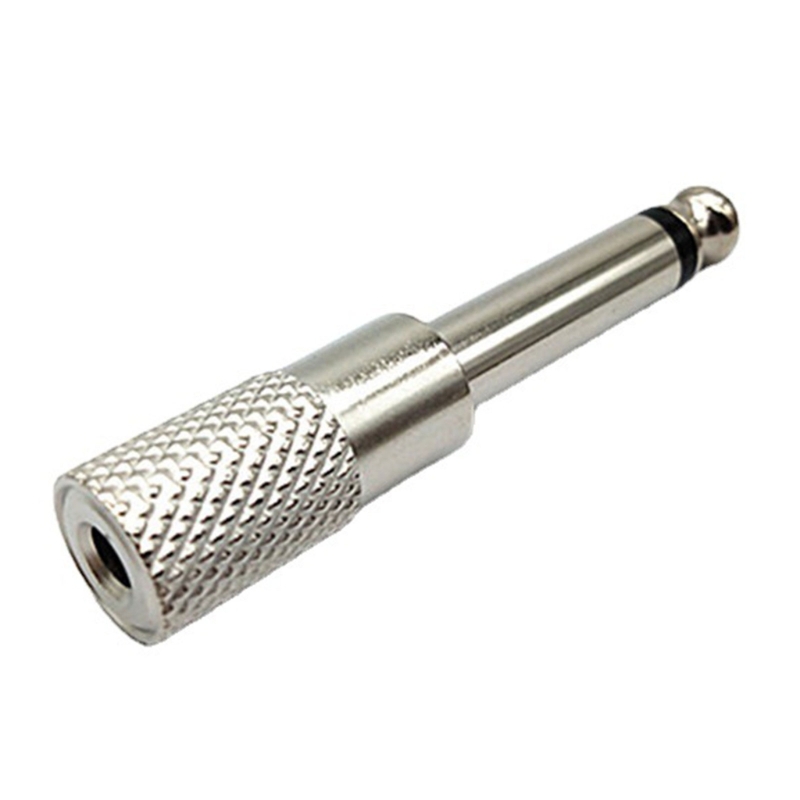 Jack 6.35mm Male Plug to 3.5mm Female Connector Headphone Amplifier Audio Adapter Microphone AUX 6.3 3.5 mm Converter