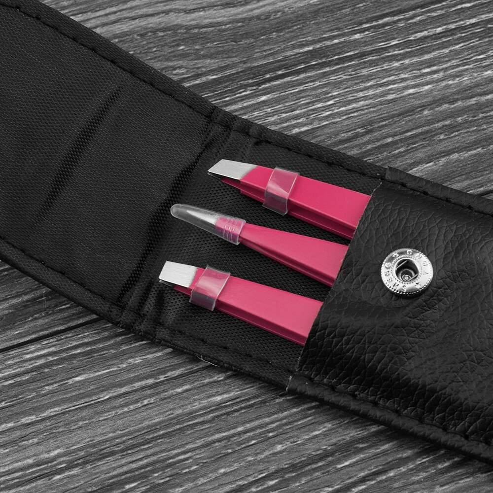 Twizers pincas sobrancelha sett øyenbryn pincetta pinzetta sopracciglia plukking rustfritt stål wenkbrauw pincet professionale