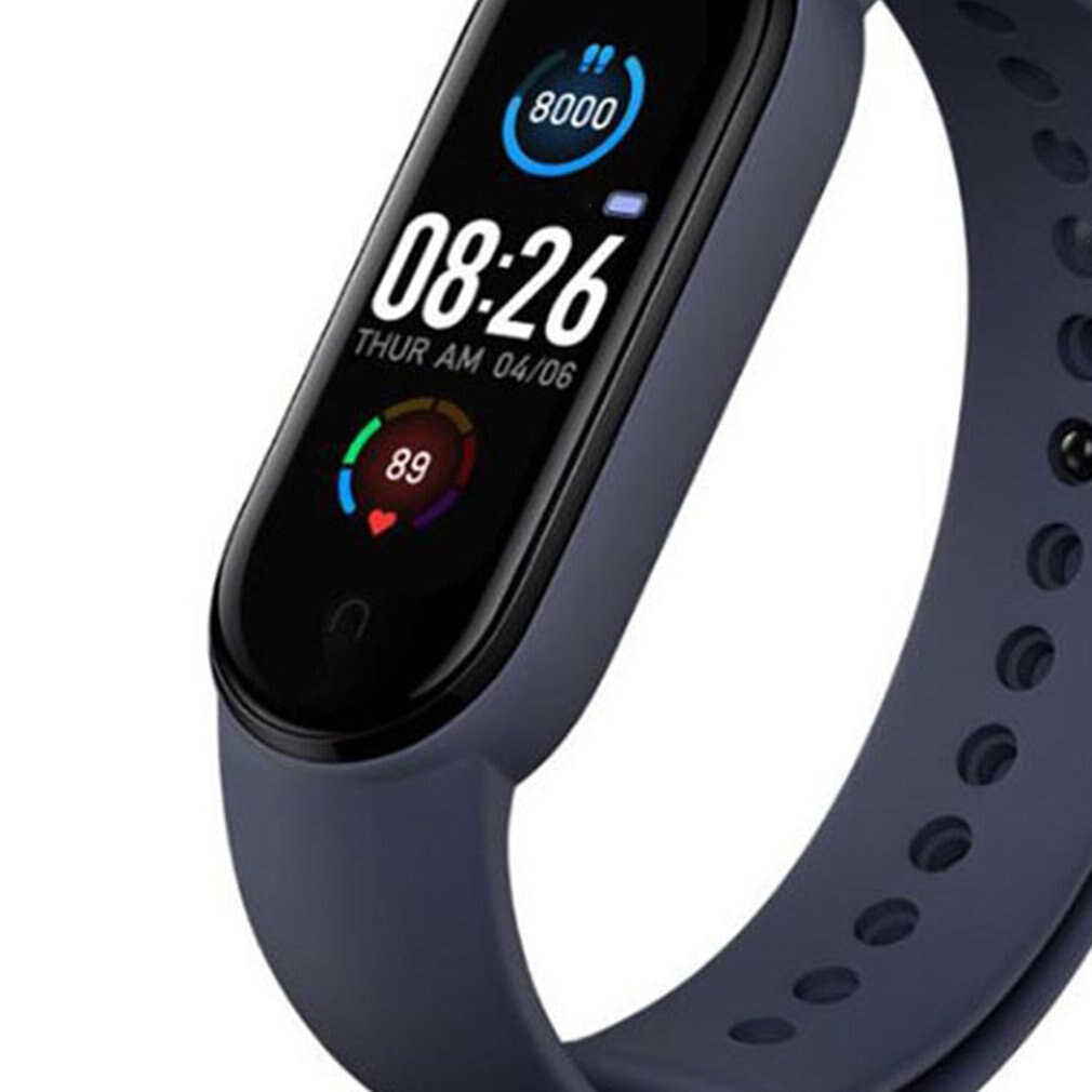 Smart fitness armband band med mätande pulsmätare sport aktivitet tracker män kvinnor titta på armband