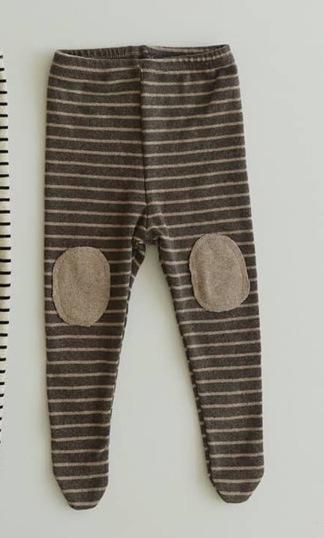 Del bambino del Cotone A Righe Elastico per Bambini Collant per Bambini Dei Ragazzi E Delle Ragazze di toppa Panty versatile Delle Ghette Dei Bambini Dei Pantaloni Della Tuta Ropa Para Bebes: grigio / 12m