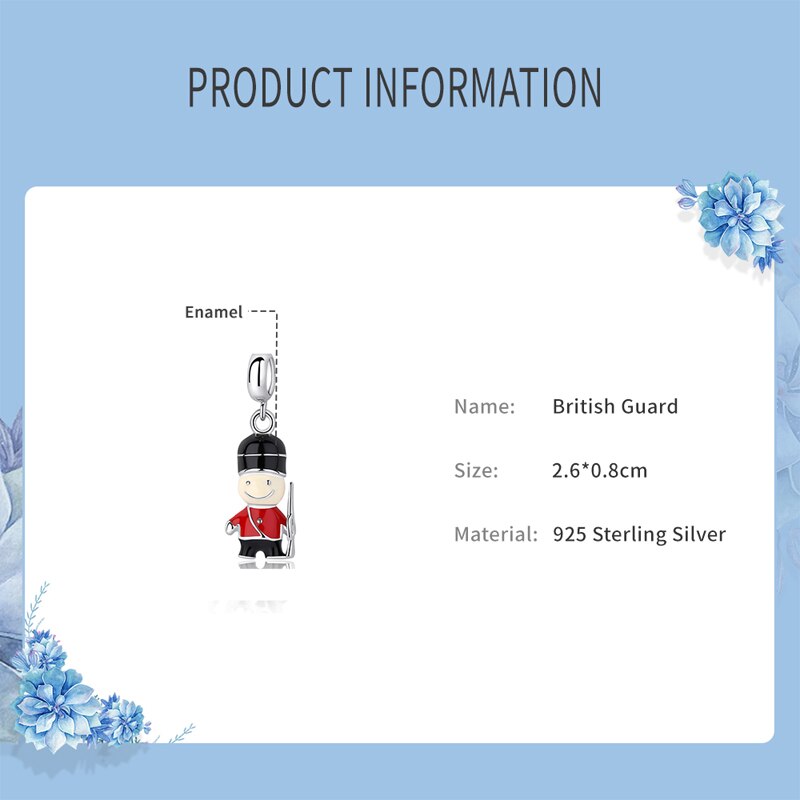 Nowy 100% 925 srebrny koralik urok londyn osłony domowe zawieszki uroki dopasowanie oryginalna bransoletka kobiety Diy biżuteria