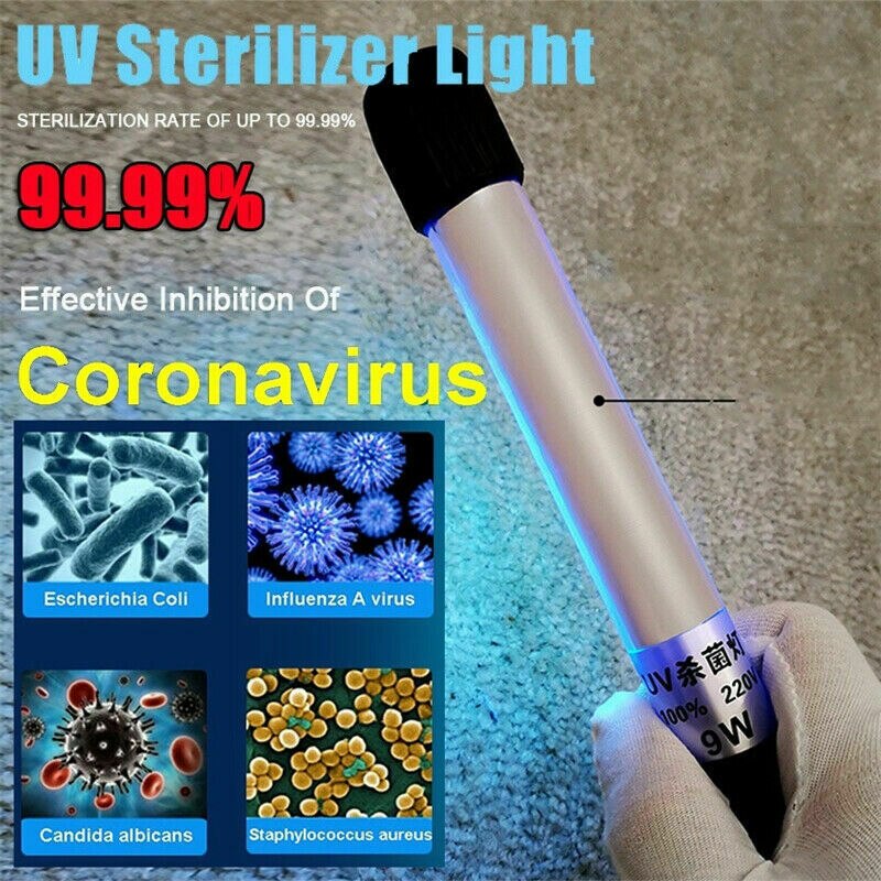 5W/11WPortable LED UV Disinfection Lamp Tube Handheld UVC Sterilizer Germicidal Lights