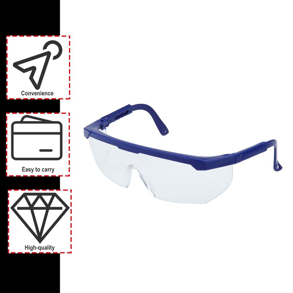 Gafas de seguridad para trabajo, lentes de protección para ojos, antipolvo, para laboratorio, pintura Industrial, antisalpicaduras, a prueba de viento