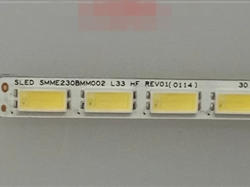 1 stk led bar lys til tcl  l23 f 3200b baggrundslys slæde smme 230 bmm 002 l33 hf omdrejninger 01 (0114) 1 stk= 33 led 29.80cm