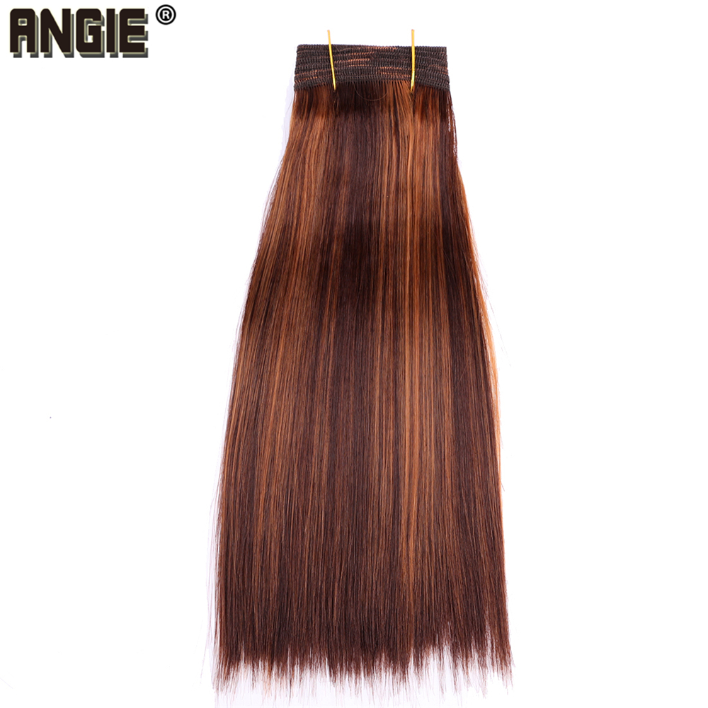 Angie P1B/30 Steil Haar Bundels Zacht synthetisch Haar Extensions 100 Gram een Stuk Mode Haar Weven