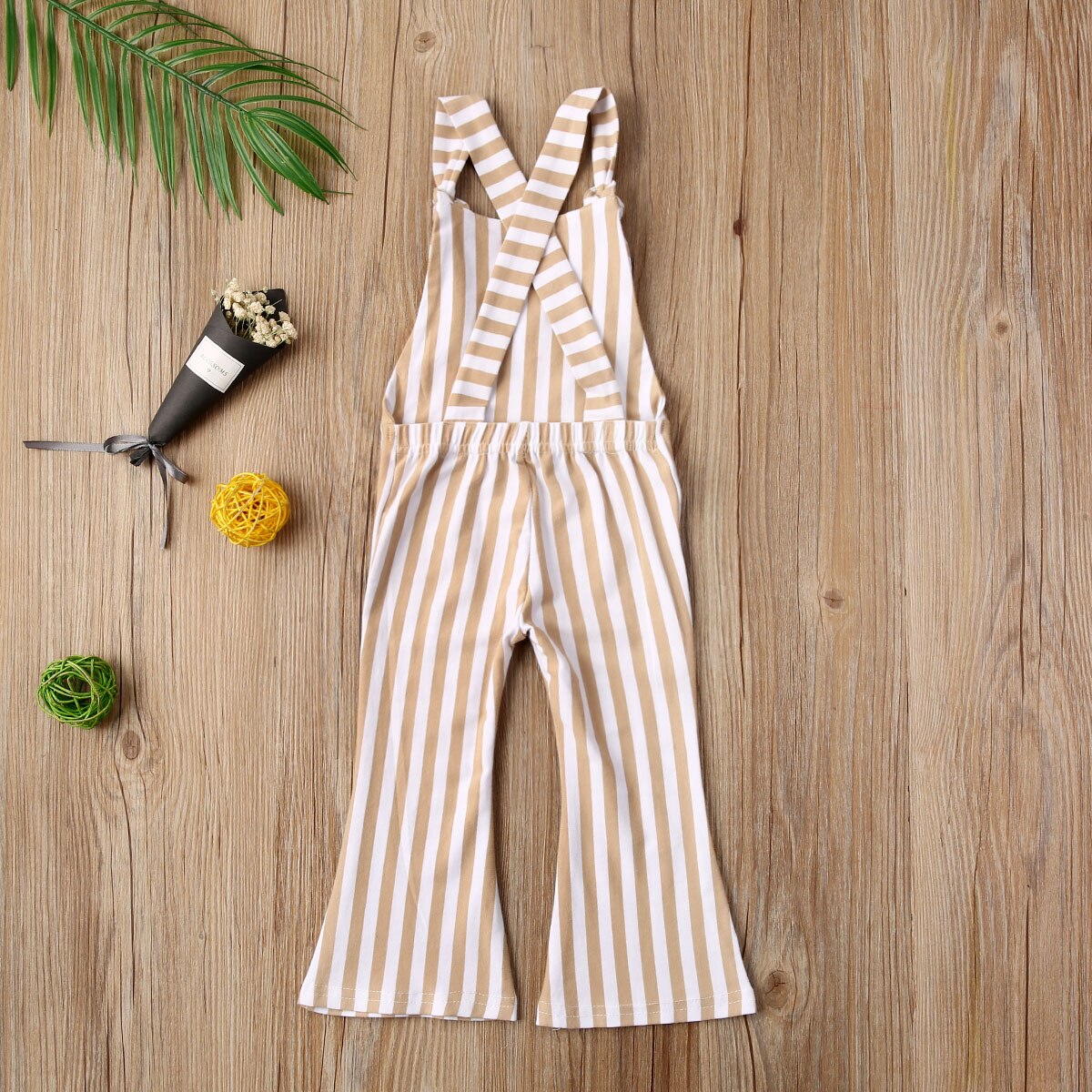 Sommer baby pige tøj børn stribet romper jumpsuit smækbukser overalls outfits 6m-5t