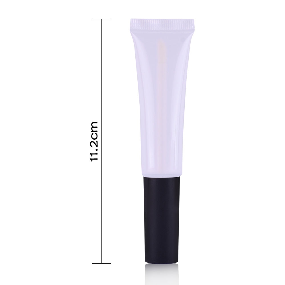 Tomme lipgloss tuber tomme kosmetikbeholdere læbestift transprent genopfyldelige flasker gør det selv lipgloss kit tomme tubes flaske