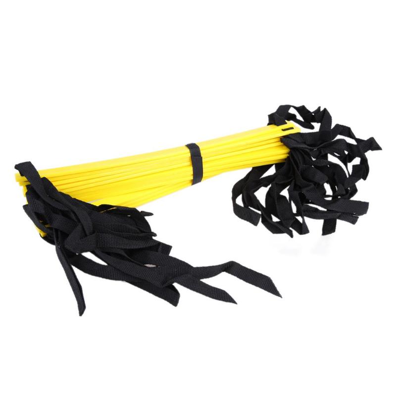 6/7/8/12/14 ringte nylon stropper smidighet stige trening fangstmann fotball fotball hastighet trening sport trapp stige utstyr