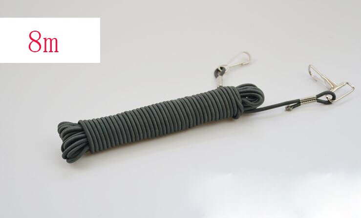 1Pcs Fishing Retention Rope 5m 8m 10m 15m Elastic Rubber Protector Rope Line Lanyards Boating Ropes Fishing Tackle