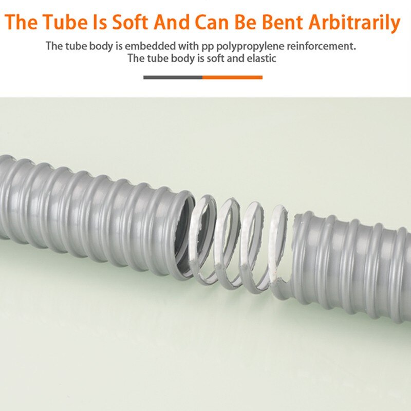 Drainage Pipe For Vegetable Basin, Single Head,Flexible And Extendable Hose Kitchen, Bathroom, Sink Fitting , Drain , Anti-Odor