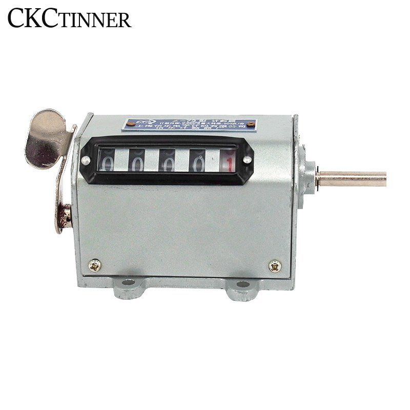 Resettable digital punch counter 5-digits Counter Mechanical Rotating Speed Meter Z-73 Totalizing Pull Counter