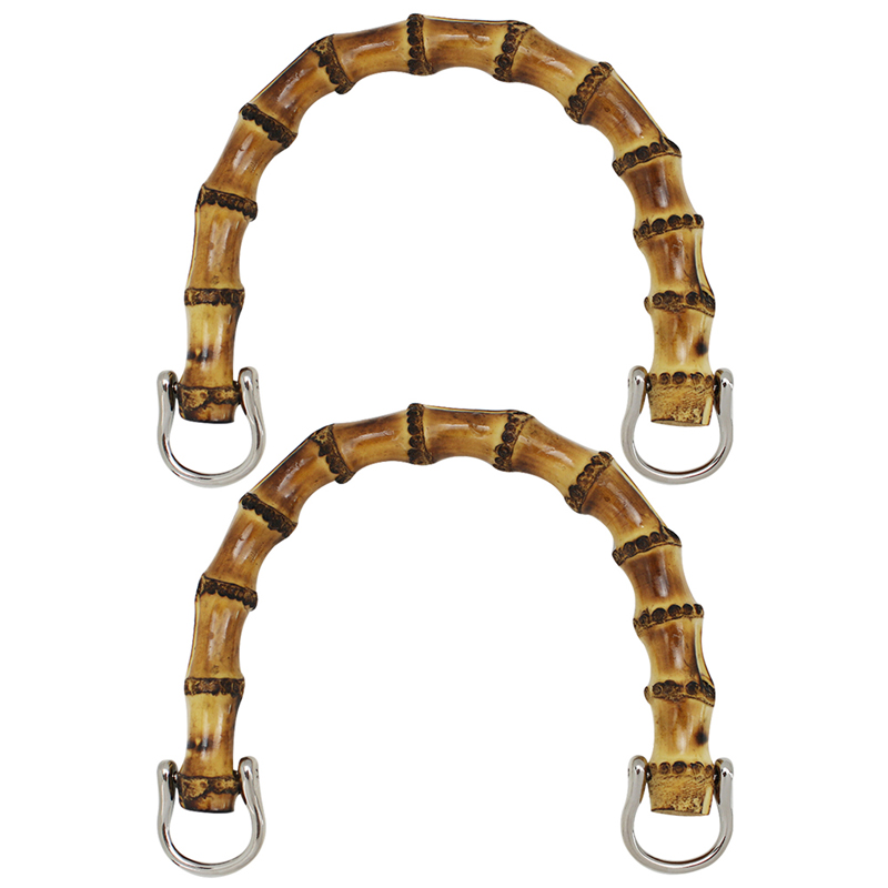 2 st /1 st bästsäljande plastpåshandtag för handväska handgjorda pysselväskor tillbehör med länkspänne handtag för damväska: 2 st silver