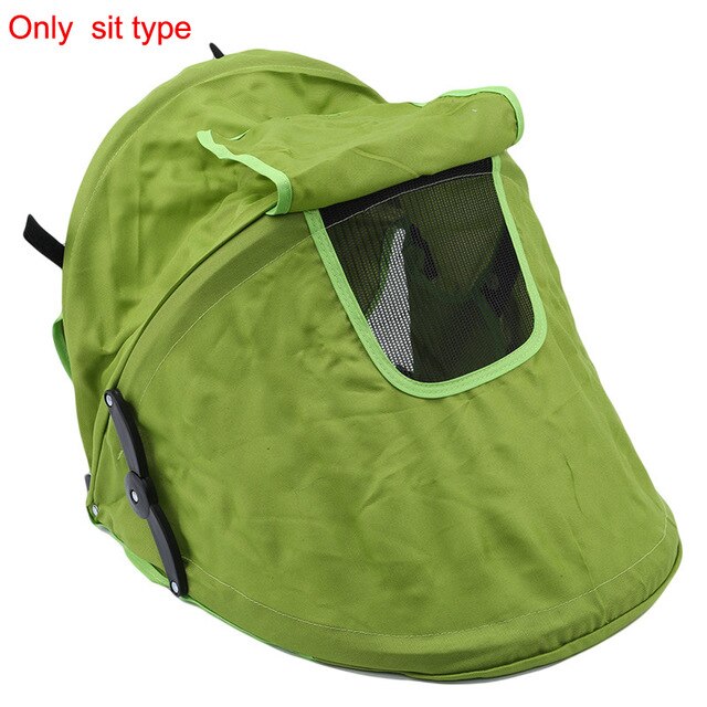 Parasol de protección para cochecito de bebé, cubierta de dosel, accesorios para cochecito de bebé, visera de coche, parasol: Verde
