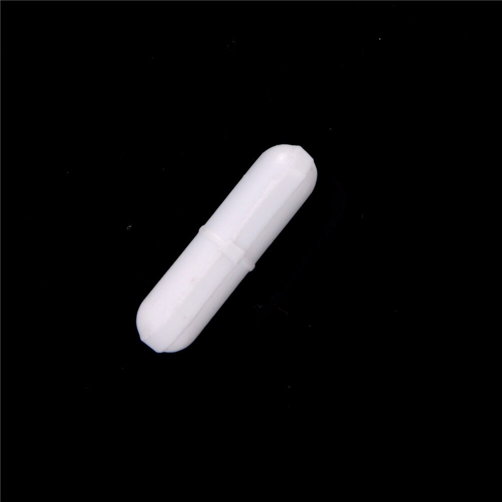 1PCS 10*35mm Magnetic Stirrer Mixer Stir Bar PTFE Lab Spin Spinner Cylinder White Color