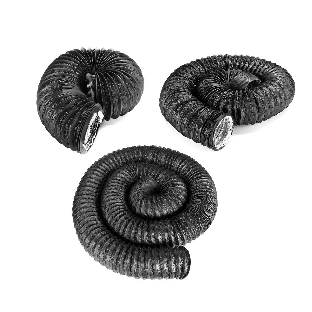 1.5/3/6M Dia.130mm Exhaust Tube PVC Aluminum Air Ventilation Ventilador Extractor Flexible Pipe Hose Kitchen Accessories Tools