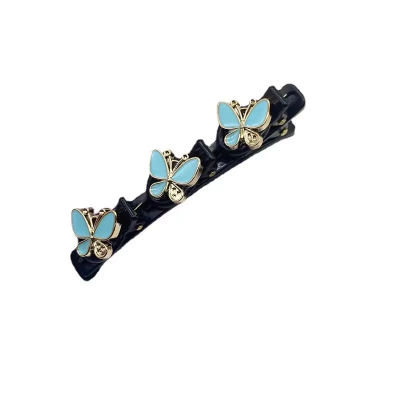 Double Layer Braided Hairpin Hair Hoop Broken Hair Clip Women Hairpin Korean Fixed Headband Hairpin Lazy Hair Accessories