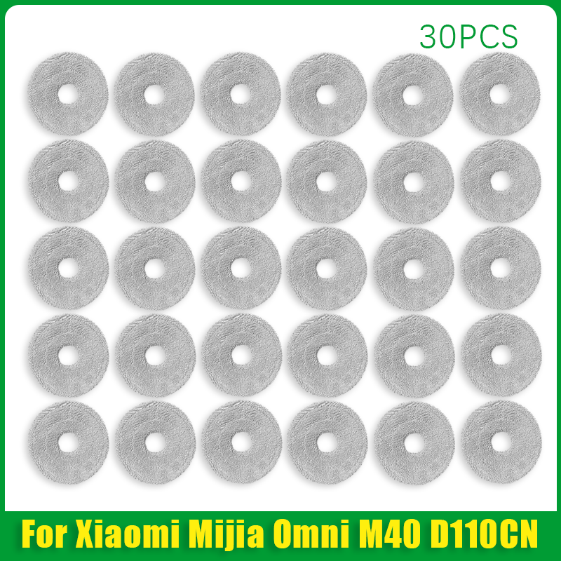 Compatible For Xiaomi Mijia Omni M40 D110CN Replacement Parts Main Side Brush Hepa Filter Mop Cloth Dust Bag Accessories: army green
