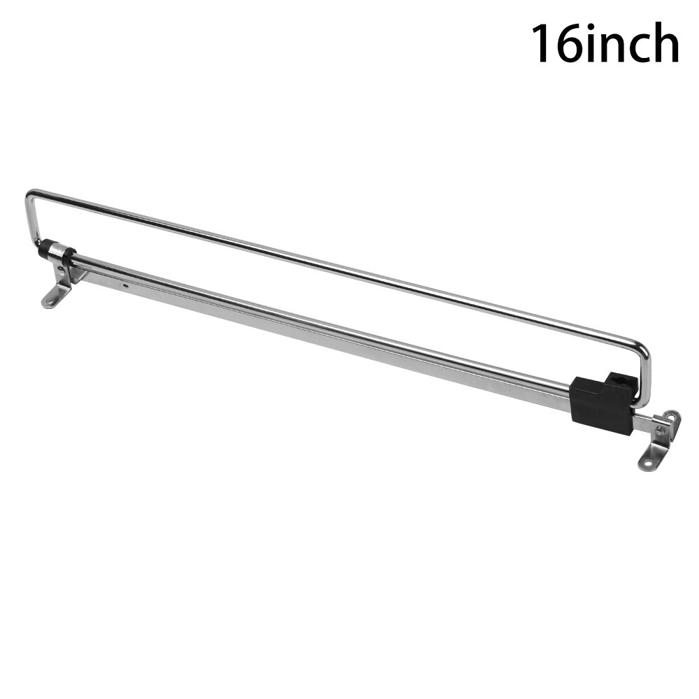 1Pc Garderobe Verstelbare Opknoping Staaf Kast Staaf Telescopische Kleding Rail Pull Out Organizer Intrekbare Kast Schuifdeuren Rekken: 16inch