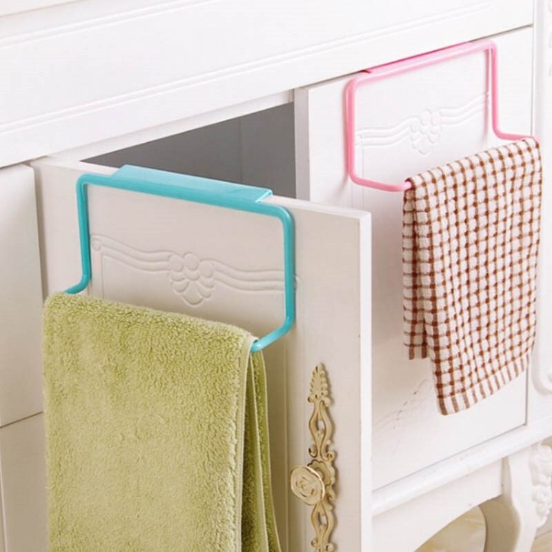 Handdoek Rekken Voor Bad Plastic Handdoekenrek Opknoping Houder Organizer Keuken Accessoires Badkamer Kast Kast Hanger