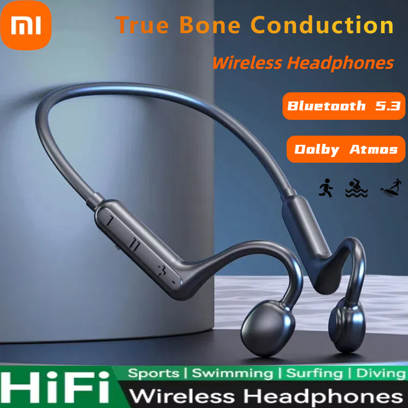 Xiaomi True Bone Conduction Wireless Earphone Bluetooth5.1 Waterproof Neck Mounted Headset HIFI Stereo Music Earbud