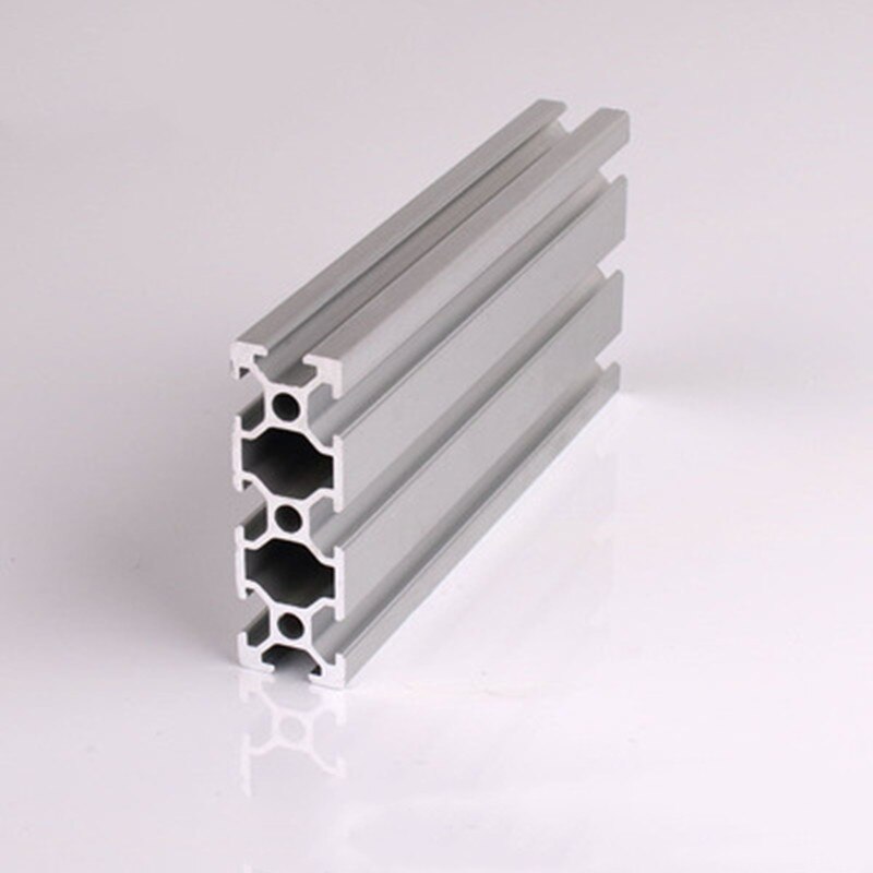 Perfil de aleación de aluminio de corte aleatorio, 100-600mm, estándar europeo 2060, grabador, perfil de encimera, perfil de aluminio 2060