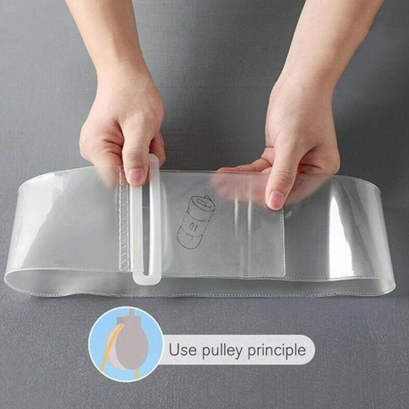 Kledingrol met zelfklevende banden voor het eenvoudig sorteren van broeken, opbergen van kleding en met overhemden, huishoudelijk reizen, kleding  f5 d 6