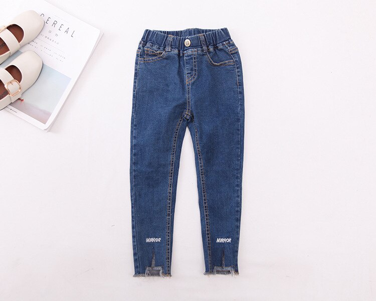 Meisjes Broek Jeans Voor Meisje Kinderen Kleding Kids Casual Cowboy Broek Mode Voet Broek Cowboy Broek Zuigeling Jeans