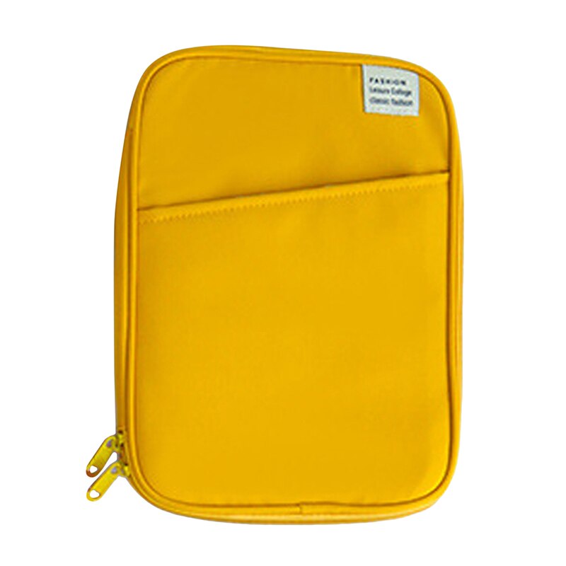 Mode Multi-layer Laptop Tablet Liner Tas Voor Ipad Pro 11 12.9 Inch Shockproof Beschermhoes Draagbare 13 Inch opslag Pouch: yellow small