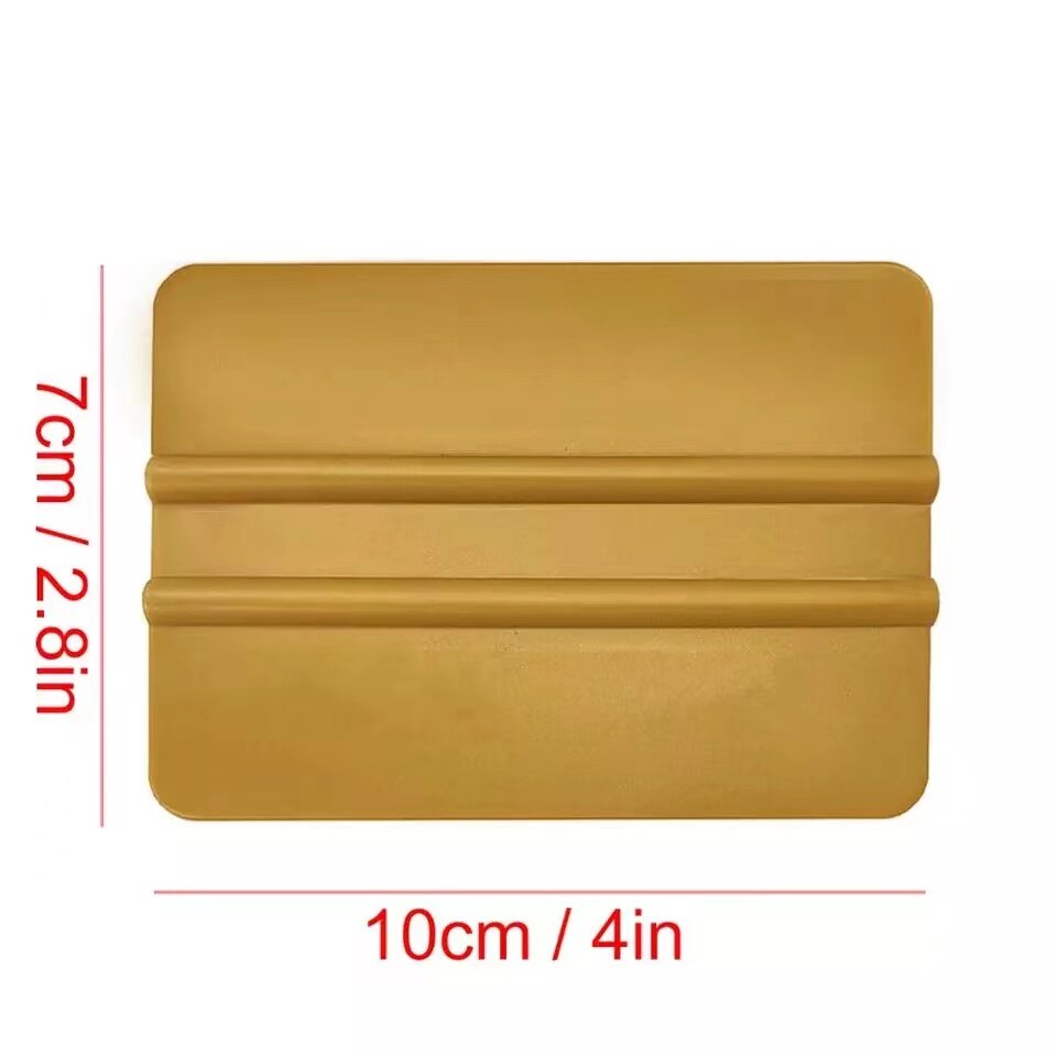 10PCS Gold 3M Rakel Vinyl Auto Wrap Carbon Faser Folie Schaber Fenster Tönung Werkzeuge Aufkleber Haushalts Reiniger A102