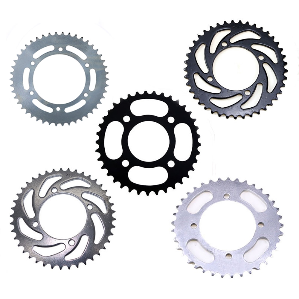 Motorcycle 37T/41T/46T 420/428/520 Chains Sprockets Rear Sprocket Cog For 110/125/140cc ATV Quad Dirt Pit Bike