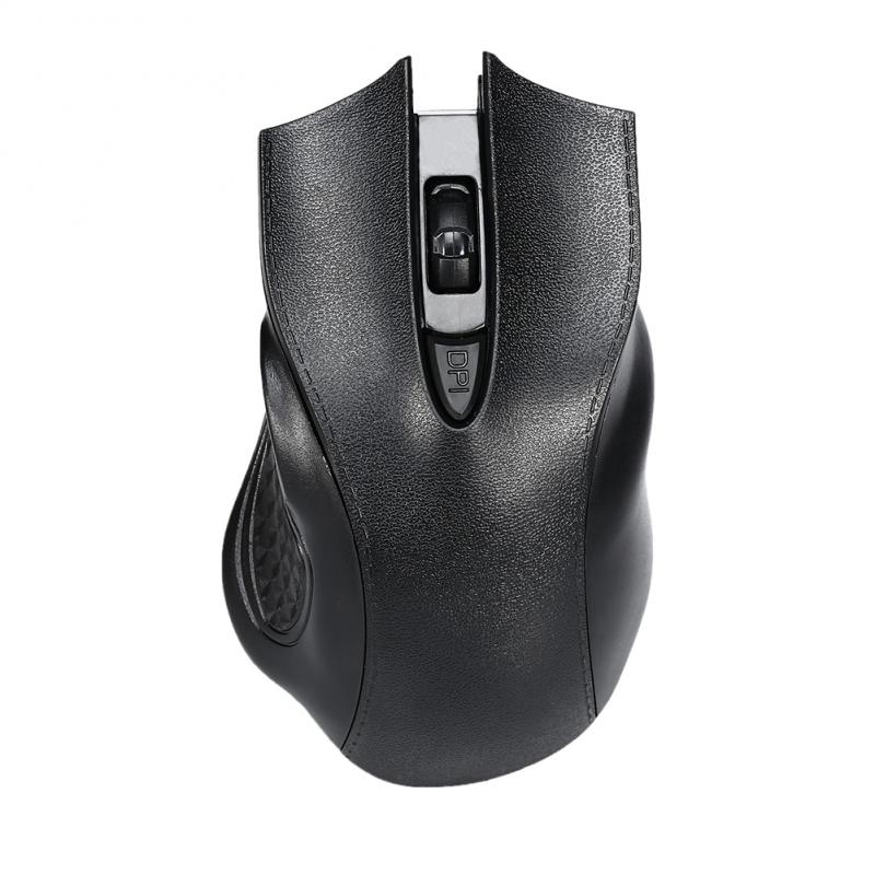 Wireless Bluetooth Mouse 800/1200/1600 DPI Optical Bluetooth Mouse 4 Keys Surface Leather Mouse For Laptop Notebook PC
