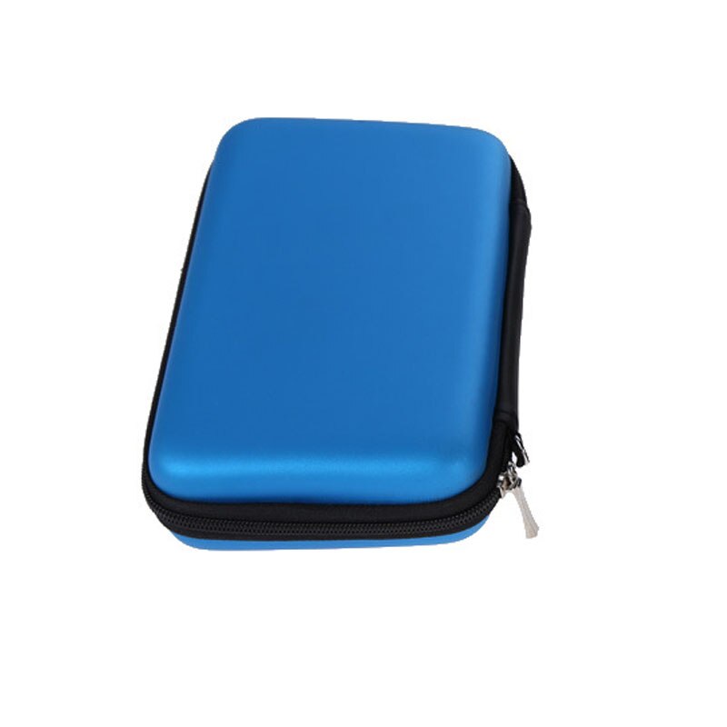 Nintend 2ds xl taske hård eva beskyttende skal beskyttelses opbevaringsdækselholder til nintendo 2ds xl / ll konsol tilbehør: Blå