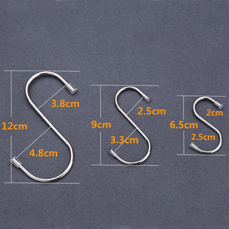Nuttig S Vormige Haken Keuken Opknoping Hanger Opslag Houders Organizer Huishouden Thuis Essentiële S Haak