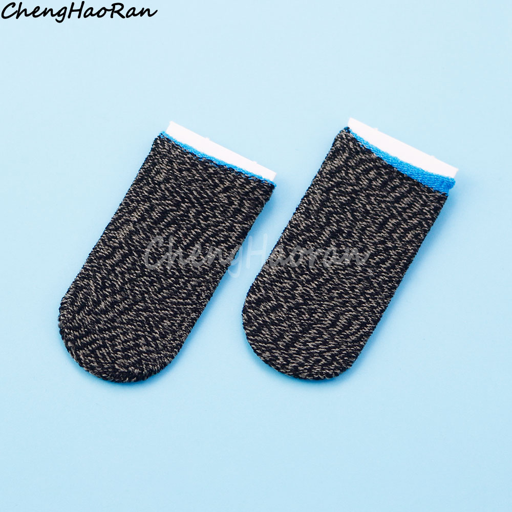 Gants de sueur respirants pour manette de jeu, jeux mobiles, écran tactile, doigts, 1 paire: Rose