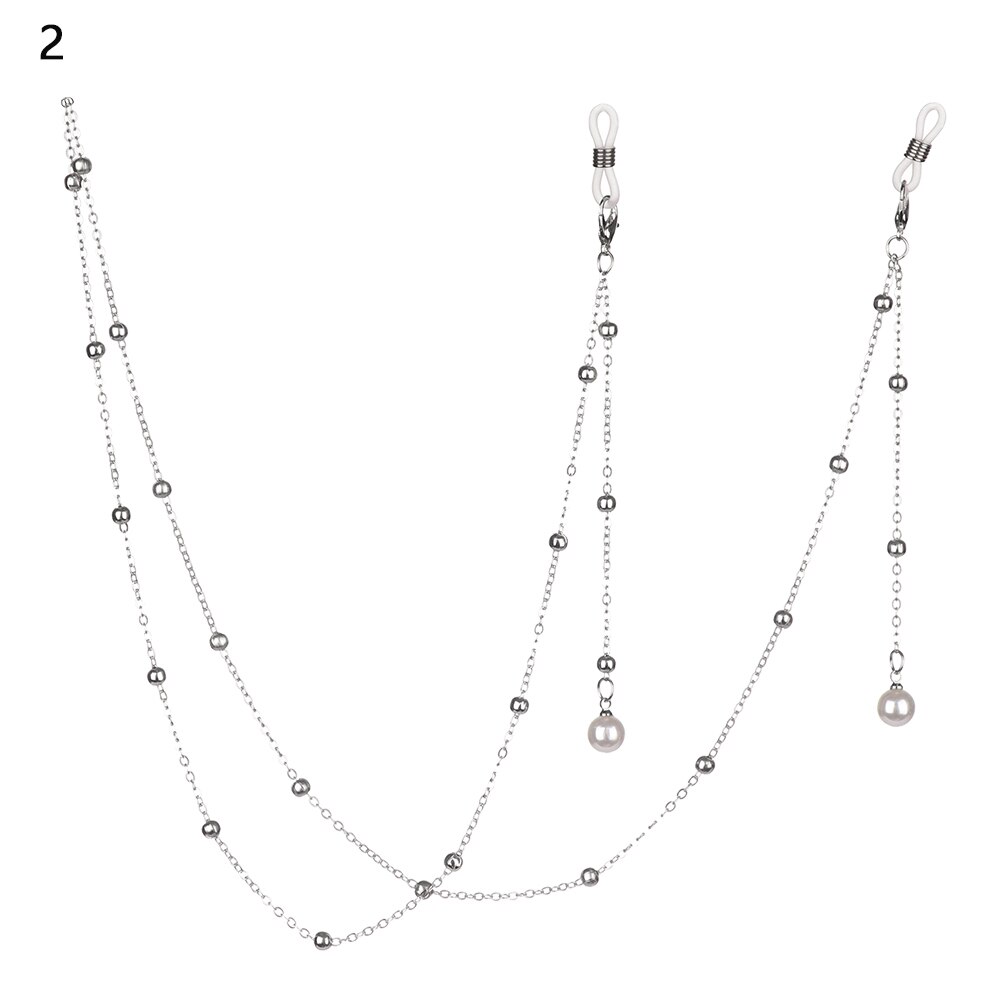 1Pcs Eyeglasses Chains Women Metal Sunglasses Reading Glasses Cords Vintage Glasses Holder Strap Lanyards Eyewear: 2