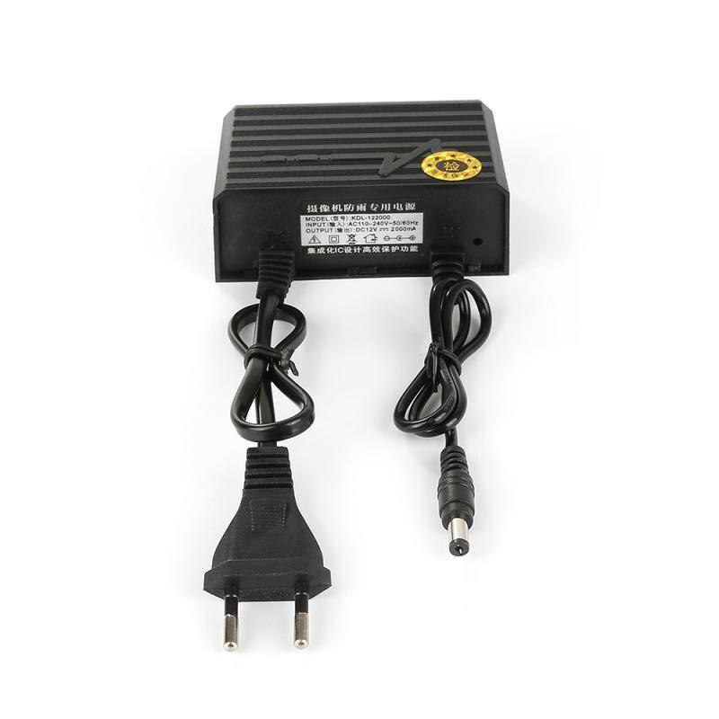 12V 2A Cctv Waterdichte Waterproof Adapter Outdoor Dc Power Supply Voor Cctv Camera Led Illuminator Adapter Router Adapter