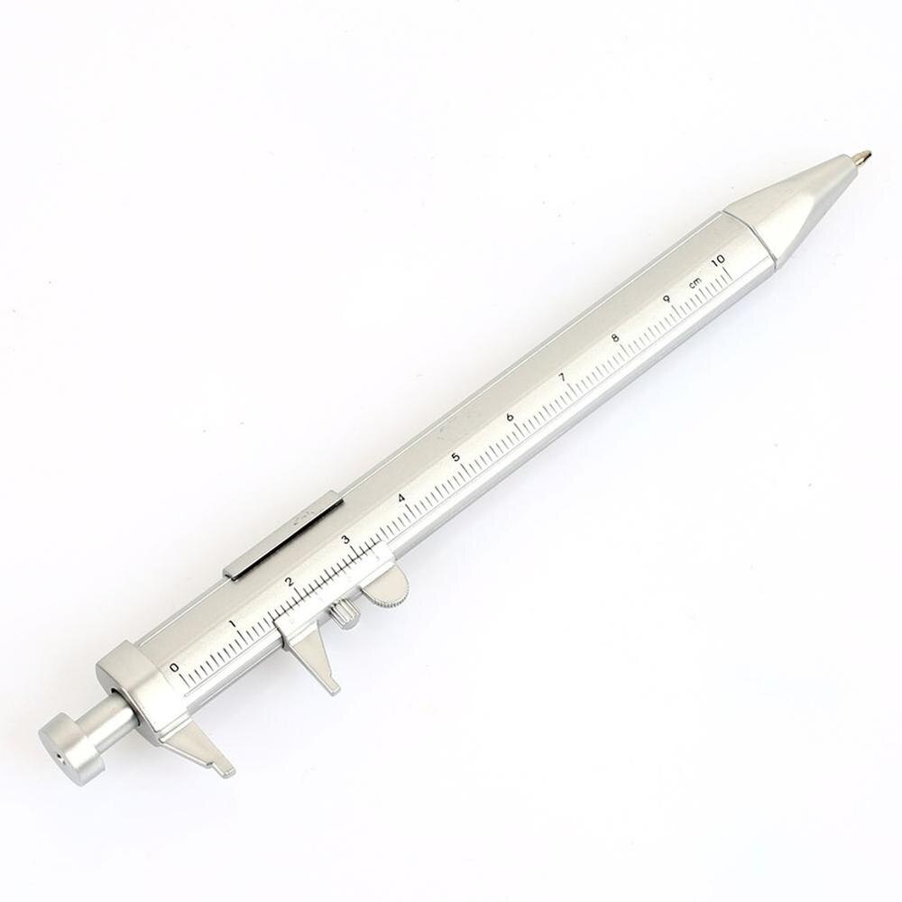 Multifunction Gel Ink Pen Vernier Caliper Roller Ball Pen Stationery Ball-Point Practical Portable Ball-Point 0.5mm Hand Tools