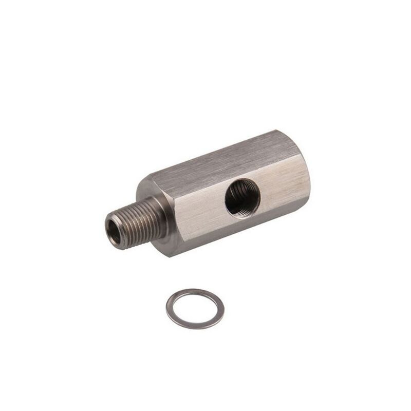 1/8 "Bspt Olie Druk Sensor Tee Tot Npt Adapter Turbo Supply Feed Lijn Gauge T