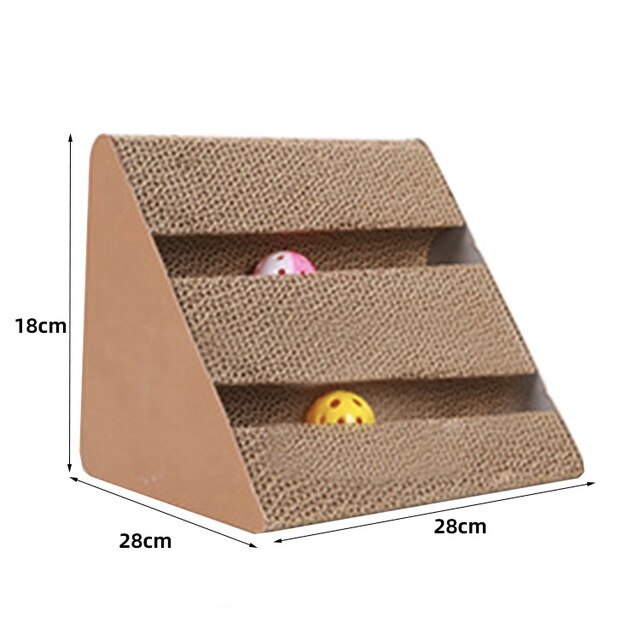 Fun Kat Speelgoed Kat Krasraad S-Vormige Gegolfd Papier Met Katten Klauw Slijpen Nail Schraper Mat Matras Kat levert: 6