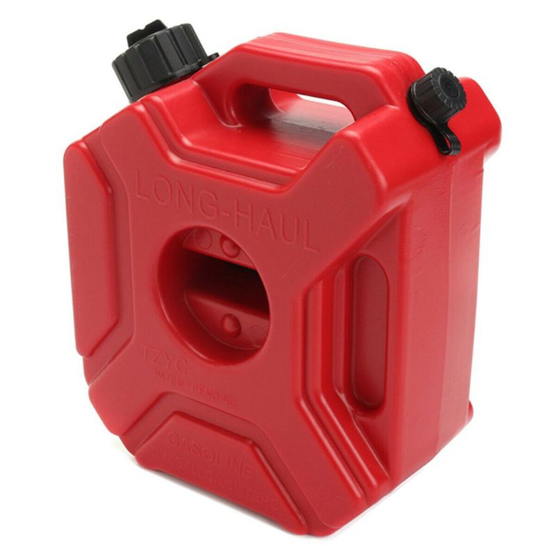 Motorcycle 3L Portable Jerry Can Gas Anti-static Plastic Car Fuel Tank