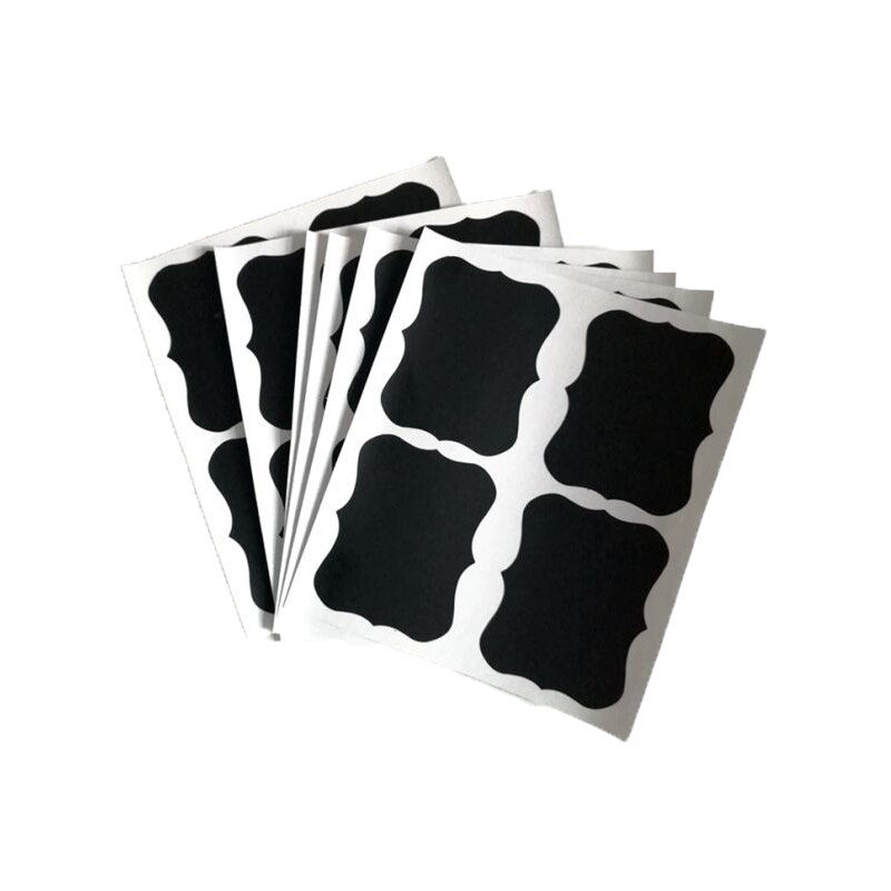 36 Stks/set Uitwisbare Schoolbord Sticker Craft Keuken Potten Organizer Labels Waterdicht Krijtbord Keuken Spice Label Stickers: Default Title