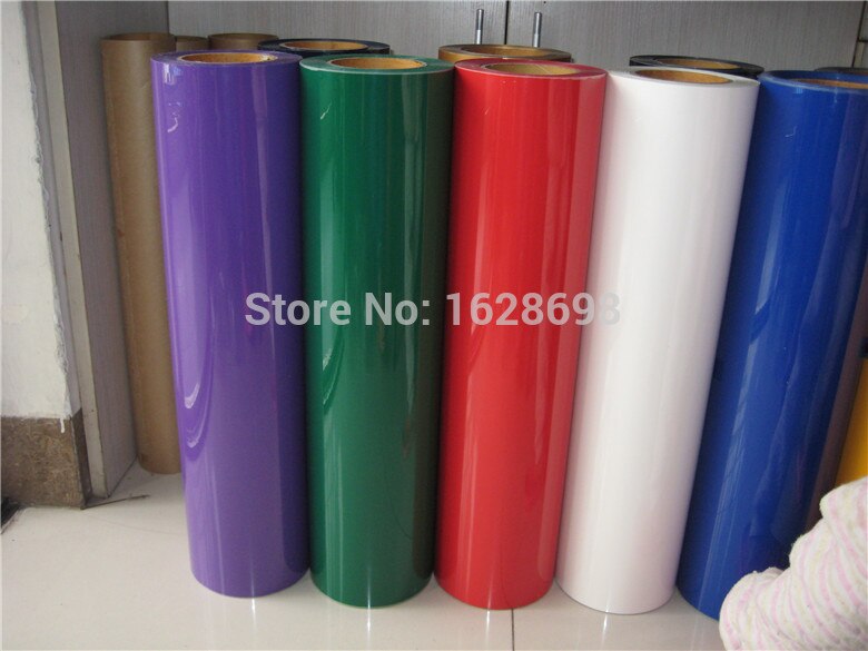 Vinyle de transfert de chaleur en PVC de bonne , prix usine coréen, pour traceur de découpe, couleur noire CDC-01, taille 50x100cm,